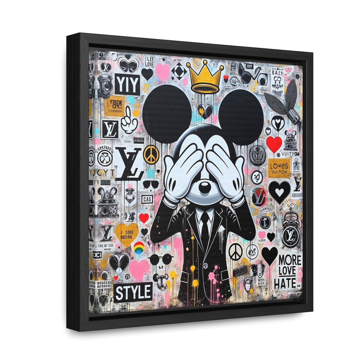 Mickey's Message: Street Art with a Pop Twist