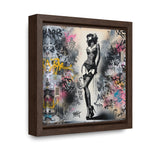 Graffiti Glamour: Beauty Amidst Chaos