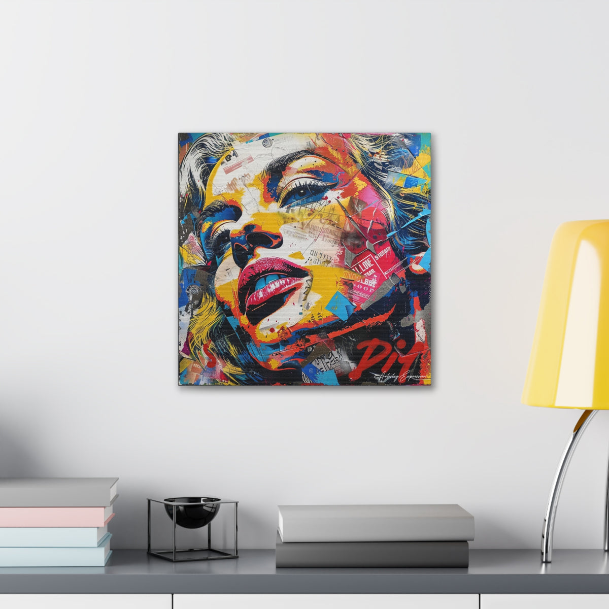 Iconica: A Symphony of Pop Art and Abstract Expressionism