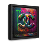 Street Art Broadcast: Channel Logo on Graffiti Wall