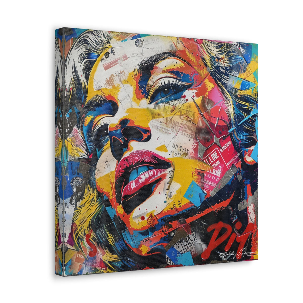 Iconica: A Symphony of Pop Art and Abstract Expressionism
