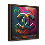 Street Art Broadcast: Channel Logo on Graffiti Wall