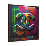 Street Art Broadcast: Channel Logo on Graffiti Wall