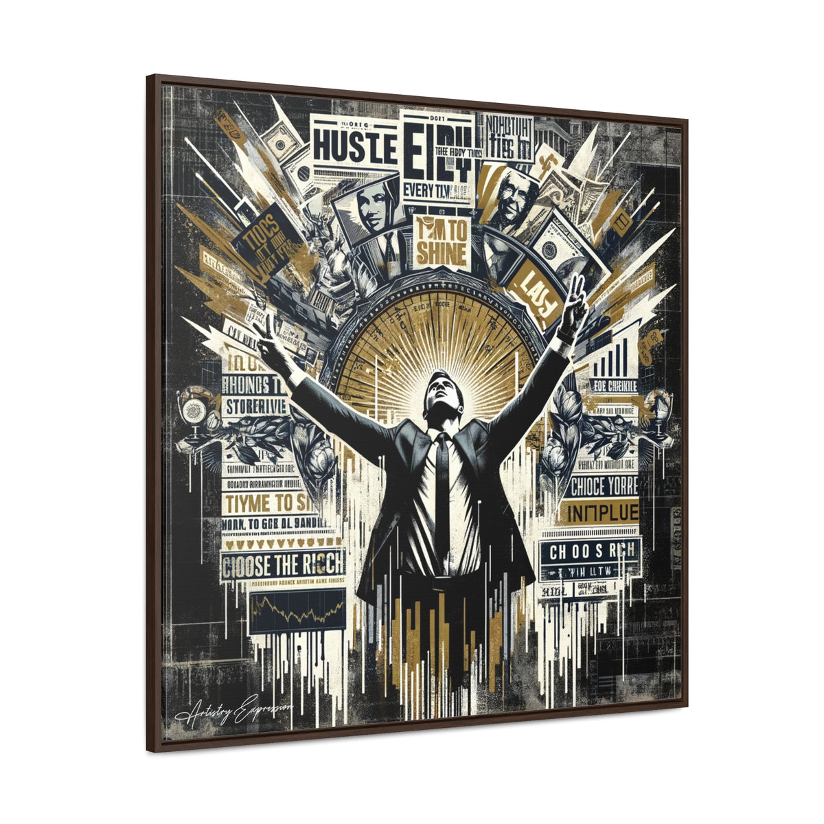 Symphonie du succès : une ode aux graffitis au triomphe financier