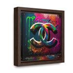 Street Art Broadcast: Channel Logo on Graffiti Wall