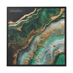 Emerald Ebb: Abstract Fluidity