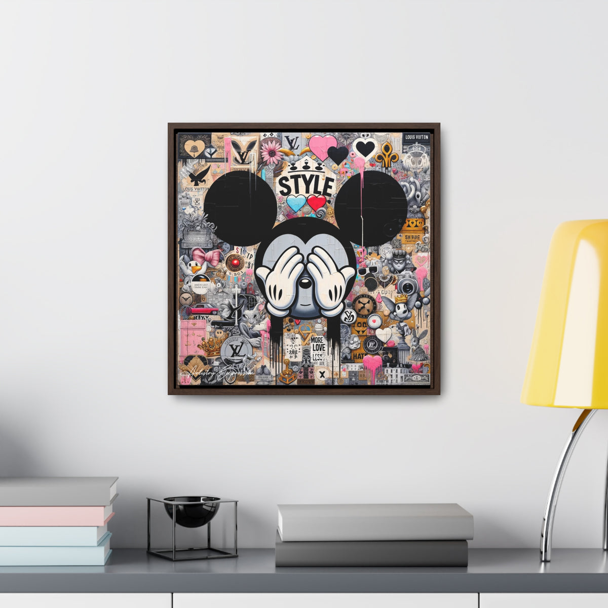 Urban Harmony: A Graffiti Mosaic of Pop Culture