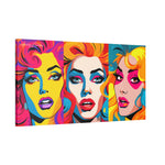 Neon Nostalgia: Faces of 80s and 90s Retro Glam