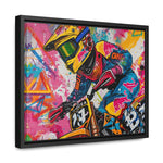 Urban Thrill: Graffiti Motorcycle Journey