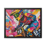 Urban Thrill: Graffiti Motorcycle Journey