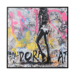 Sultry Streets: Embracing Graffiti Glamour