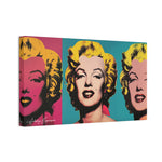 Pop Icon: Marilyn Monroe in Tri-Color Canvas