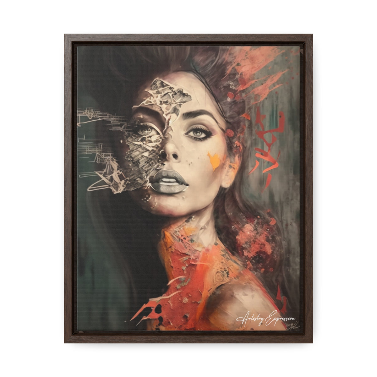 Charme Radieux : Portrait d'une Dame Glamour Artistique