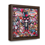 Neon Nights: Graffiti Exploration of Vegas Vibes