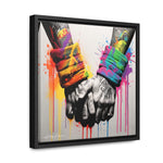 Graffiti Bond: Two Hands United in Street Art