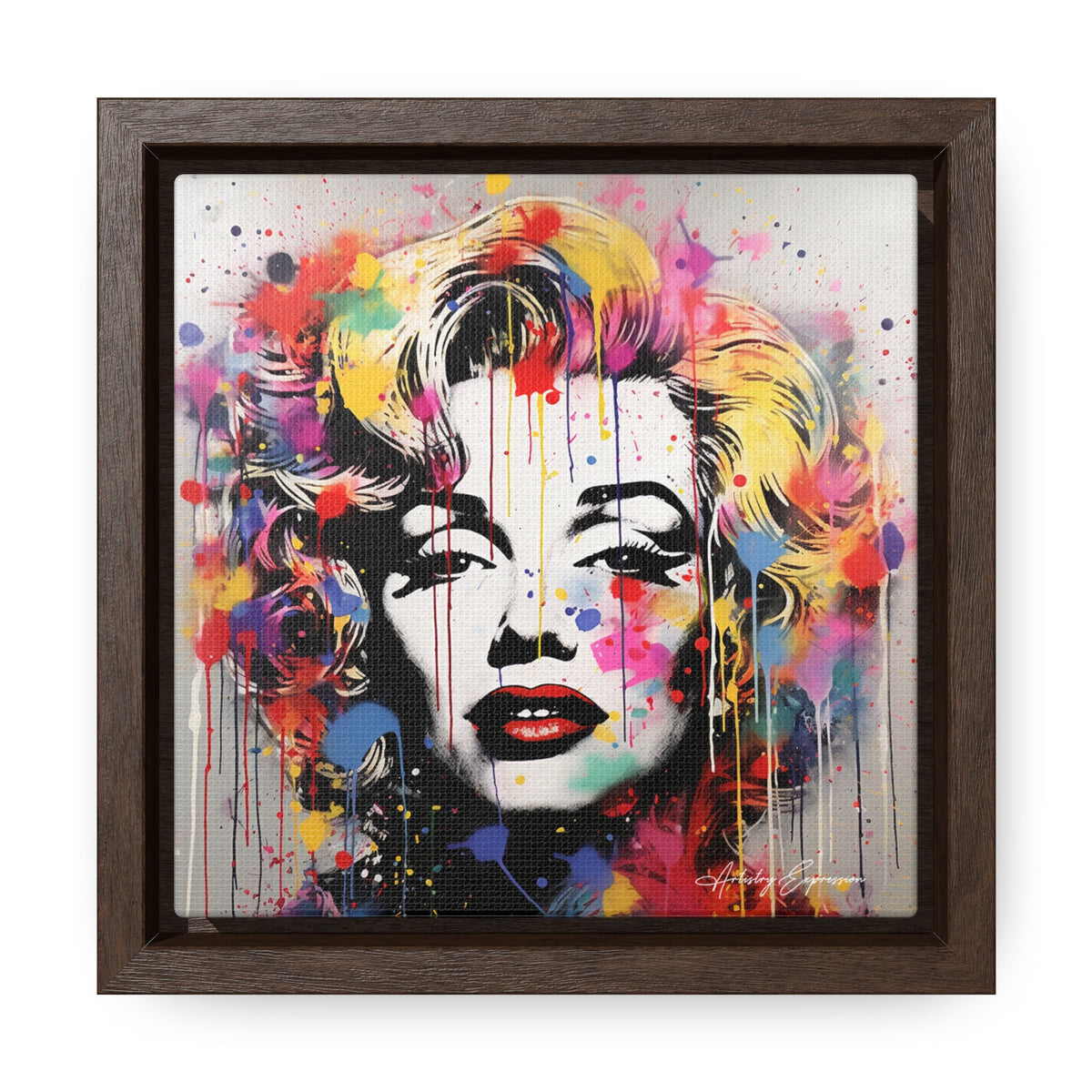 Graffiti Goddess: Marilyn Monroe's Vibrant Visage