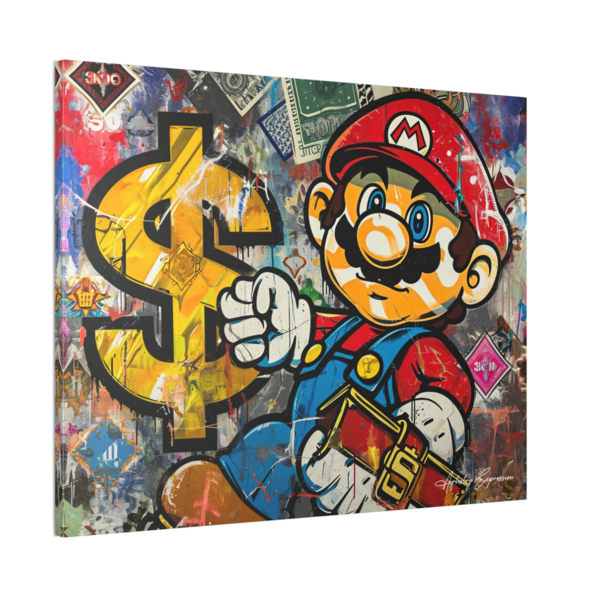 Graffiti Mushroom Kingdom: Mario's Fashionable Journey