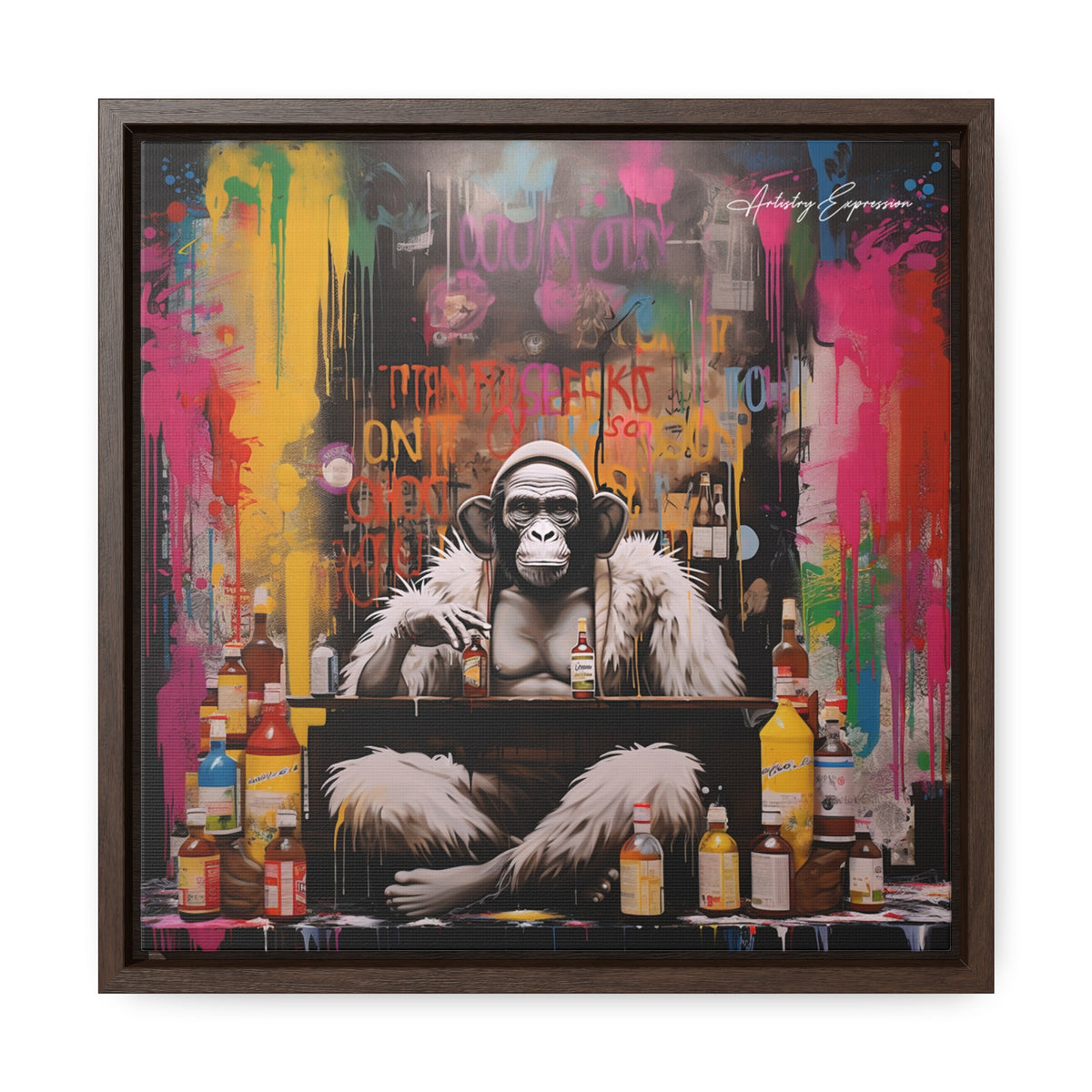 Wild Night Out: Gorilla Hangout in Color