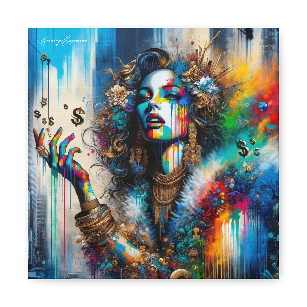 Urban Expression: Graffiti Sculpture in Color