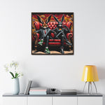 Bunny Street Style: Graffiti Mural of Urban Sophistication