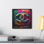 Street Art Broadcast: Channel Logo on Graffiti Wall