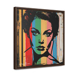 Color Splash: Vibrant Pop Art Lady Portrait