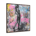 Urban Elegance: Sensuous Graffiti Symphony
