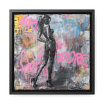 Urban Elegance: Sensuous Graffiti Symphony