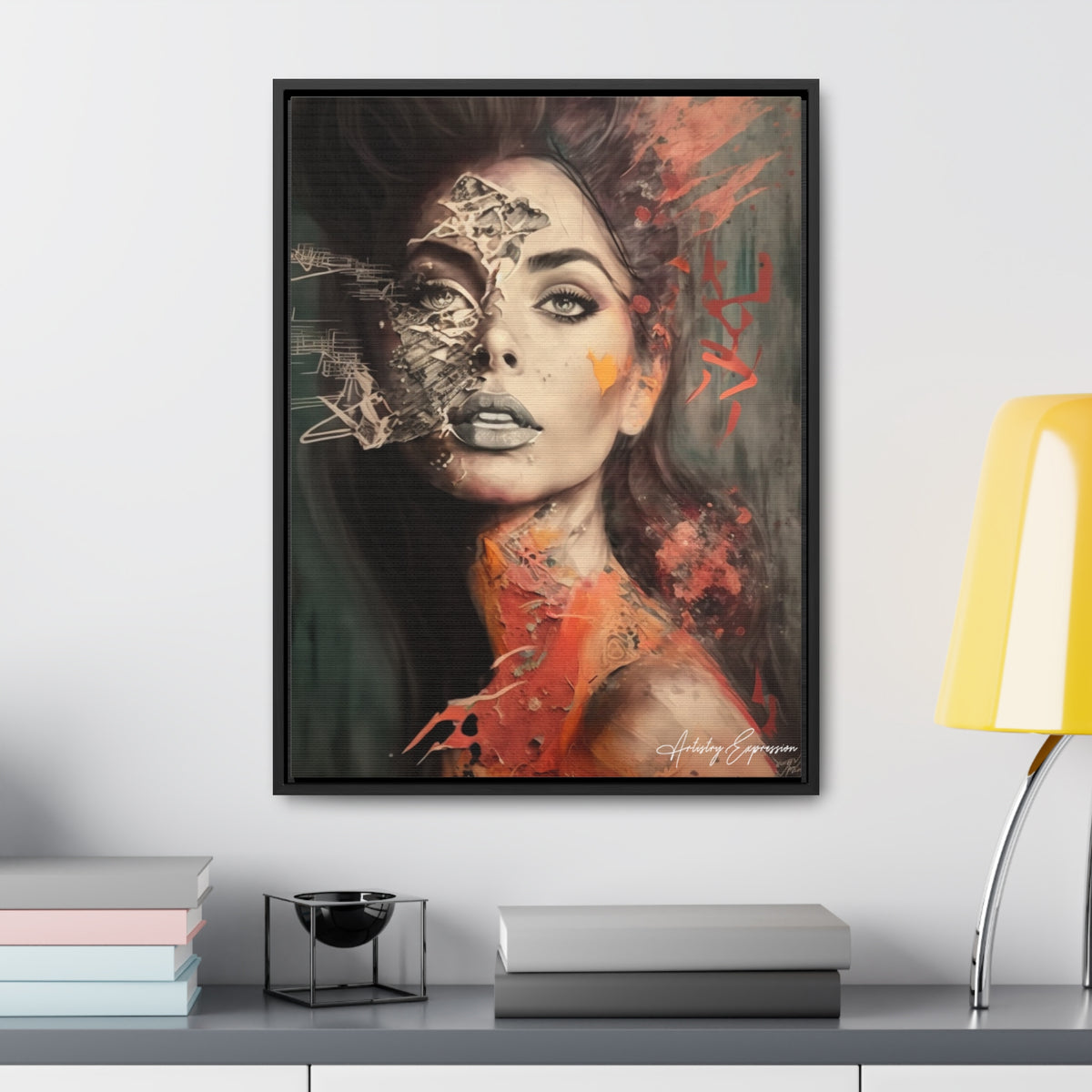 Charme Radieux : Portrait d'une Dame Glamour Artistique