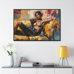 Chic Comfort: A Lady's Exquisite Rest