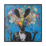 Whimsical Urban Portrait: A Splash of Color