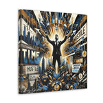 The Hustler's Anthem: Graffiti Tribute to Hard Work and Success