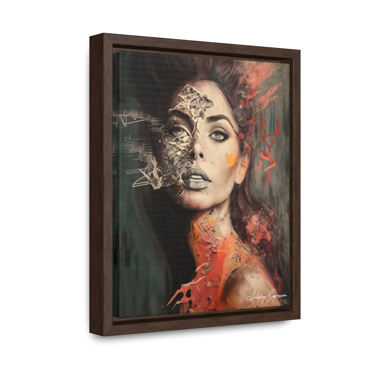 Charme Radieux : Portrait d'une Dame Glamour Artistique