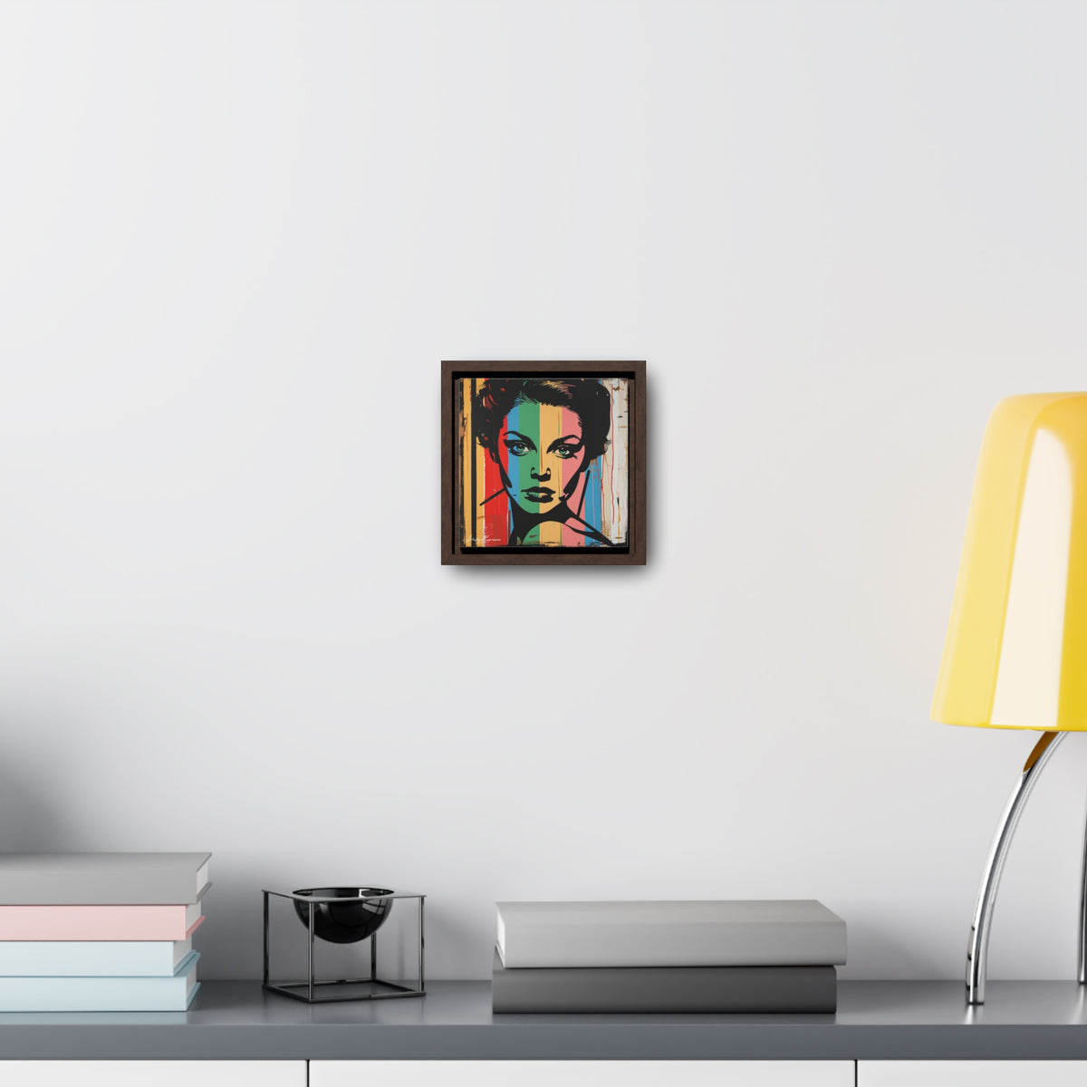 Color Splash: Vibrant Pop Art Lady Portrait
