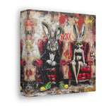 Urban Elegance: A Tale of Two Rabbits