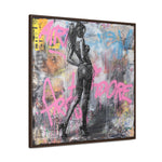 Urban Elegance: Sensuous Graffiti Symphony