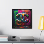 Street Art Broadcast: Channel Logo on Graffiti Wall