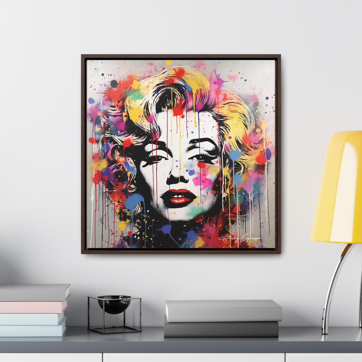 Graffiti Goddess: Marilyn Monroe's Vibrant Visage