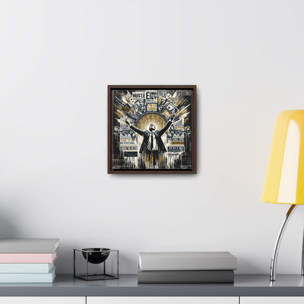 Success Symphony: Graffiti Ode to Financial Triumph