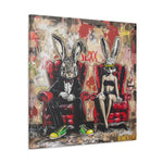 Urban Elegance: A Tale of Two Rabbits