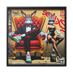 Glamour and Grit: Graffiti Fusion of Playfulness and Opulence