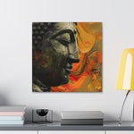 Fusion tranquille : Portrait de Bouddha moderne