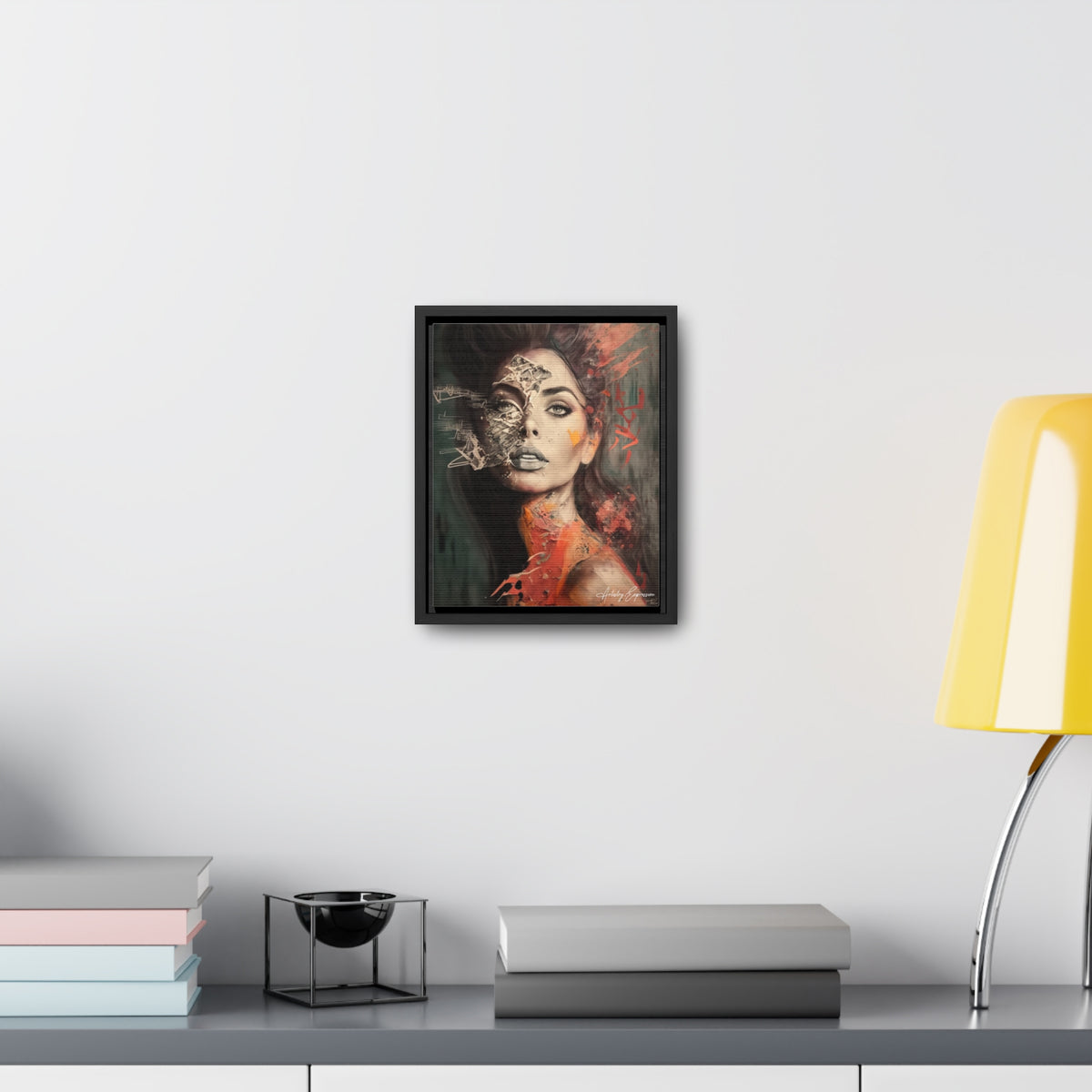 Charme Radieux : Portrait d'une Dame Glamour Artistique