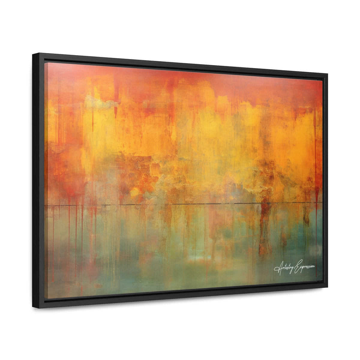 Expressionnisme abstrait aux couleurs profondes