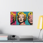 Pop Icon: Marilyn Monroe in Tri-Color Canvas