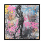Urban Elegance: Sensuous Graffiti Symphony