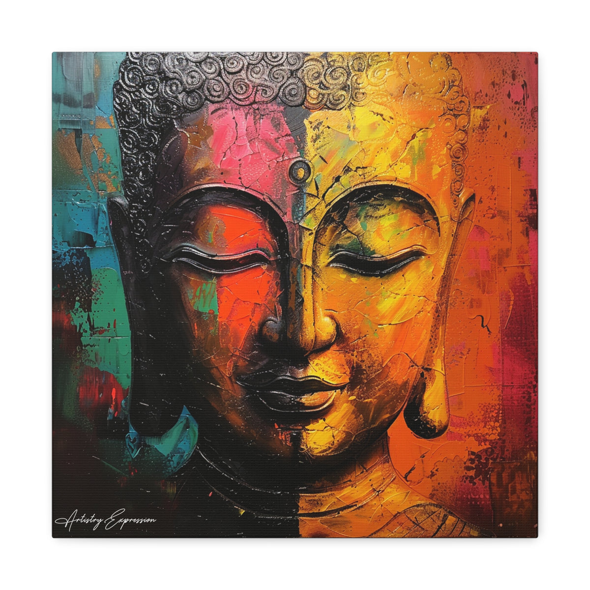 Transcendent Fusion: Contemporary Buddha