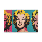 Pop Icon: Marilyn Monroe in Tri-Color Canvas