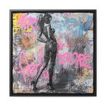 Urban Elegance: Sensuous Graffiti Symphony