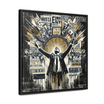 Success Symphony: Graffiti Ode to Financial Triumph